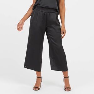 SPANX Wide-leg Satin Pants